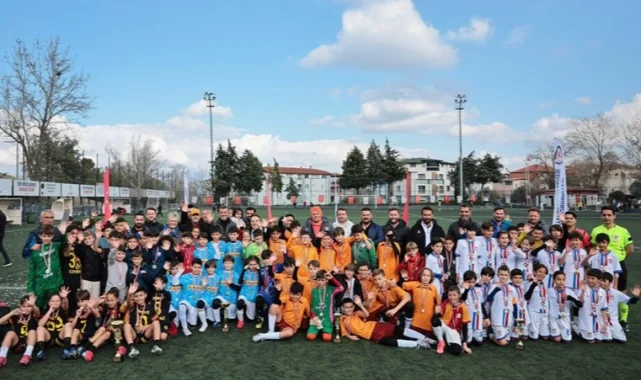 Denizli'de minik futbolculardan muhteşem final