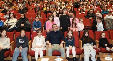 Denizli'de miniklere "Cesur İtfaiyeci" keyfi