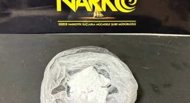 Düzce'de 55 gram kokain ele geçirildi