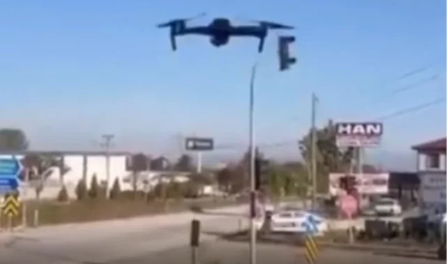 Düzce'de drone destekli trafik denetimleri sürüyor