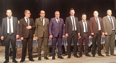 Edirne'de Keşan Şoförler Odası'nda Mahmut Demirkan güven tazeledi