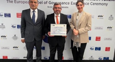 Gaziantep'e Avrupa'dan yönetişim ödülü