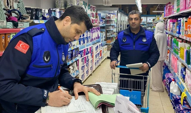 Gemlik Zabıtası'ndan zincir marketlere kapsamlı denetim