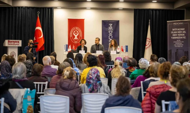 İzmir Bornova'da rahim ağzı kanserine karşı farkındalık etkinliği