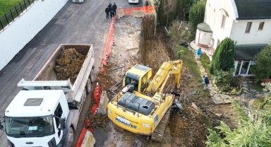 İzmit'te Tüysüzler'e yeni istinat duvarı