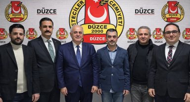 Kamu Başdenetçisi Akarca, Düzce Gazeteciler Cemiyeti'ni ziyaret etti