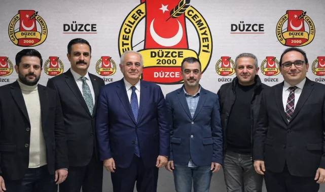 Kamu Başdenetçisi Akarca, Düzce Gazeteciler Cemiyeti'ni ziyaret etti