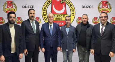 Kamu Başdenetçisi Akarca, Düzce'de gazetecileri ziyaret etti