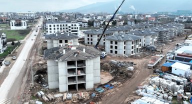 Kartepe Kent Konut Evleri'nde ilerleme yüzde 51