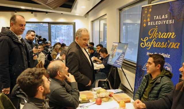 Kayseri Talas'ın 'İkram Sofrası' yeniden kuruluyor