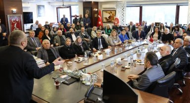 Keçiörenli muhtarlardan Başkan Özarslan'a destek ziyareti