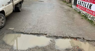 Keşan'da mahalleliyi isyan ettiren yol çilesi