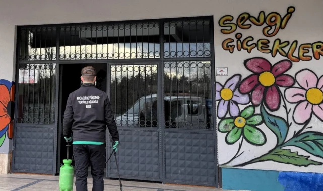 Kocaeli'de 689 okula sağlık için ilaçlama