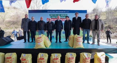 Kocaeli'de çiftçiye gübre desteği