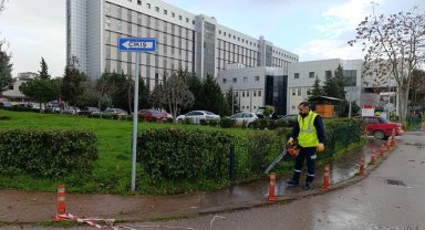 Kocaeli'de hastane bahçelerine Büyükşehir'den dokunuş