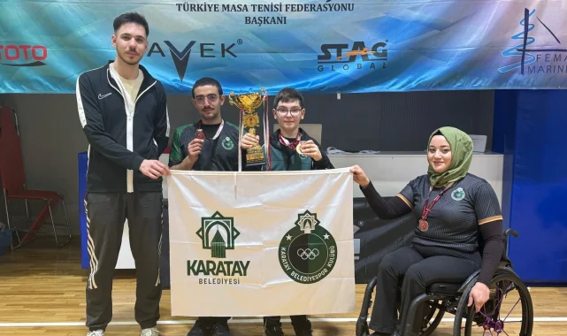 Konya Karataylı sporcular 5 madalya ile döndü