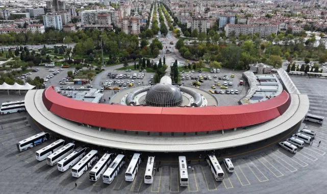 Konya Otogarı geçen yıl 18 milyona hizmet verdi