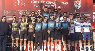 Konyalı bisikletçiler 'Puanlı Yol'da ikinci oldular