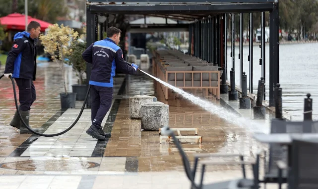 Muğla Köyceğiz'de göl taşkınının izleri silindi