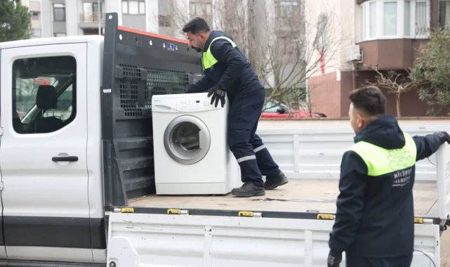 Nilüfer'de elektronik atıklar kontrollü şekilde toplanıyor