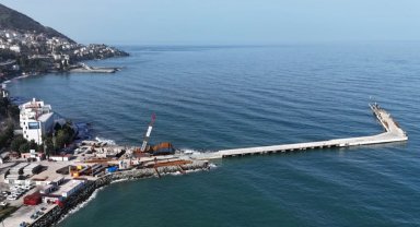Ordu'da Altınordu Atatürk Rıhtımı 140 metre uzatılıyor