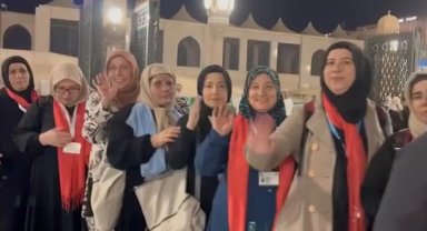 Şehit yakınları Umre'den döndü
