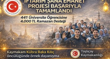 Taşlıçay'da 'İftarım Sana Emanet' başarıyla tamamlandı