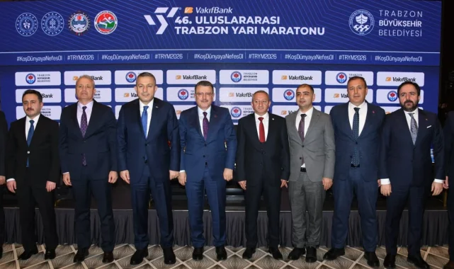 Trabzon'da 46. Uluslararası Yarı Maraton tanıtıldı