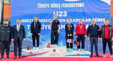 Trabzon'dan güreşte çifte şampiyonluk