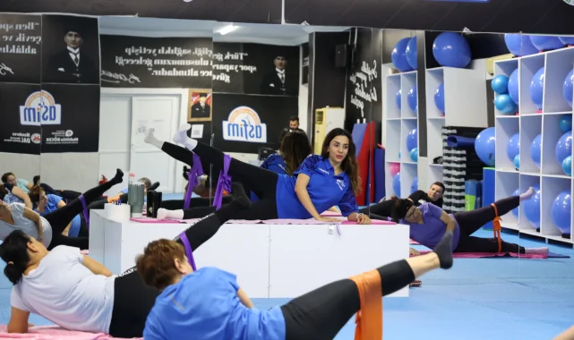 Ücretsiz spor kurslarına yoğun ilgi