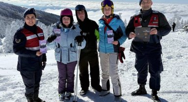 Uludağ'da Jandarma'dan KADES farkındalığı