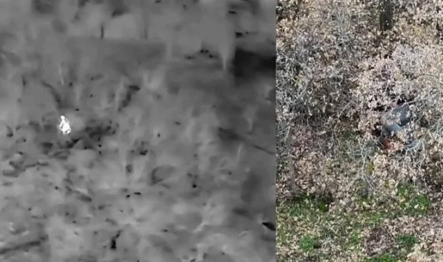 Uşak'ta yasa dışı avcılara termal drone destekli müdahale