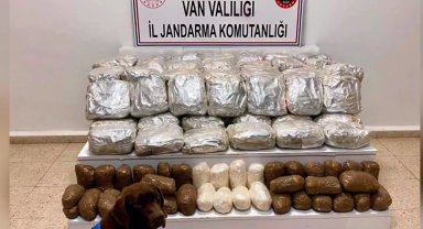 Van ve Hakkari'de 406 kilogram uyuşturucu ele geçirildi