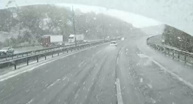 Ankara–Bolu hattında kar mesaisi