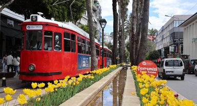 Antalya lalelerle görsel şölene dönüştü