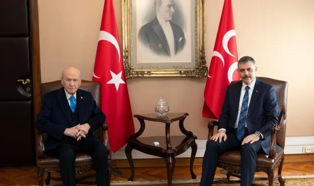 Bakan Çiftçi'den Bahçeli'ye ziyaret