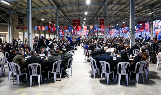 Bursa Büyükşehir'in kardeşlik sofrası Yenişehir'de kuruldu