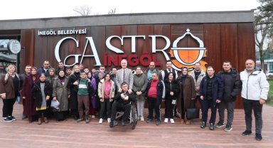 Bursa İnegöl'de Başkan Taban engelli öğrencilerle kahvaltıda buluştu