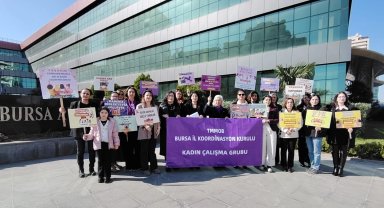 Bursa'da BAOB Özgürlük Meydanı'nda 8 Mart