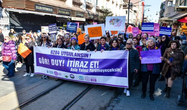 Bursa'da kadınlar eşitlik için yürüdü