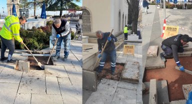 Bursa'da tarihi Tophane Meydanı yenilendi