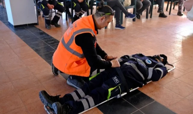 ESKİ'de afet ve acil durum eğitimi