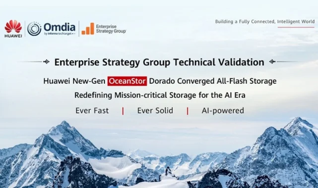 Huawei Yeni Nesil OceanStor Dorado Converged All-Flash Storage, Enterprise Strategy Group teknik doğrulamasından geçti