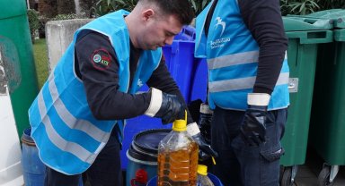 İstanbul Beylikdüzü'nde atık yağlar hediye çekine dönüşüyor