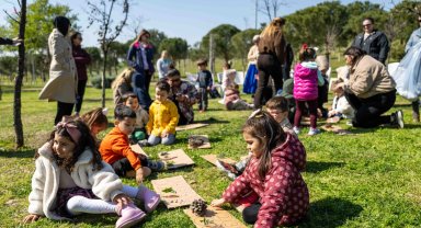 İzmir Bornova'da minikler öğrenerek eğlendi