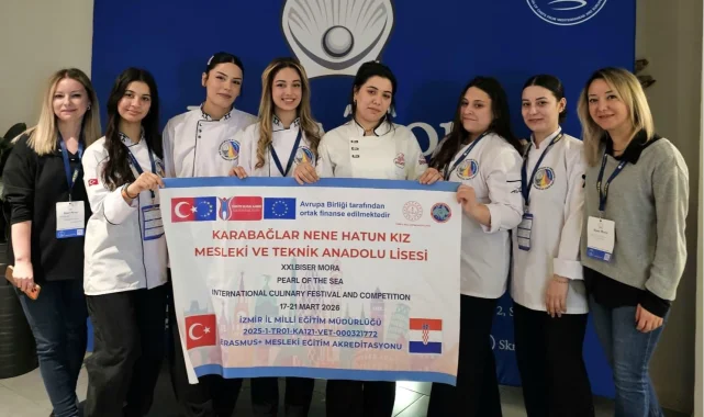 İzmirli öğrenciler Türk mutfağını uluslararası platformda tanıttı