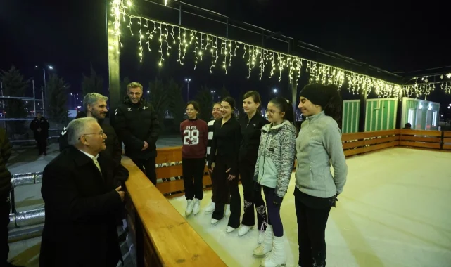 Kayseri'ye açık hava buz pateni pisti geliyor