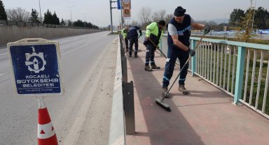 Kocaeli Büyükşehir'den bayram öncesi temizlik seferberliği