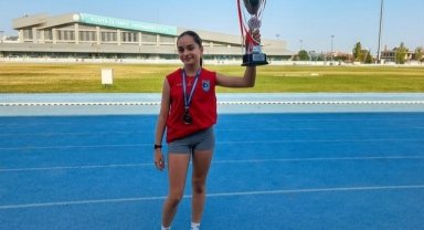 Kocaeli'de genç atlet Alya Gül Keskin Türkiye 3.'sü oldu
