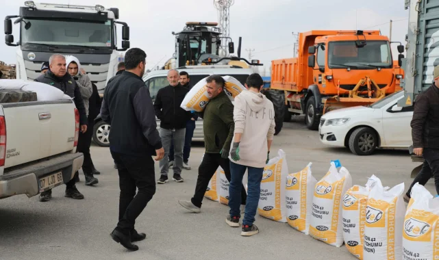 Konya'da yüzde 50 hibeli aspir tohumları dağıtılıyor